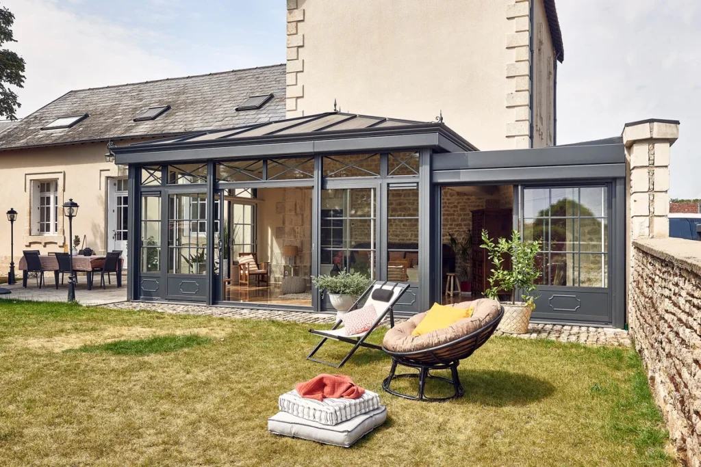 Extension de maison véranda classique Eleganz