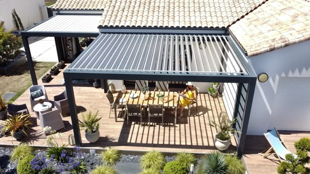 Pergola bioclimatique lames orientables Archi Véranda