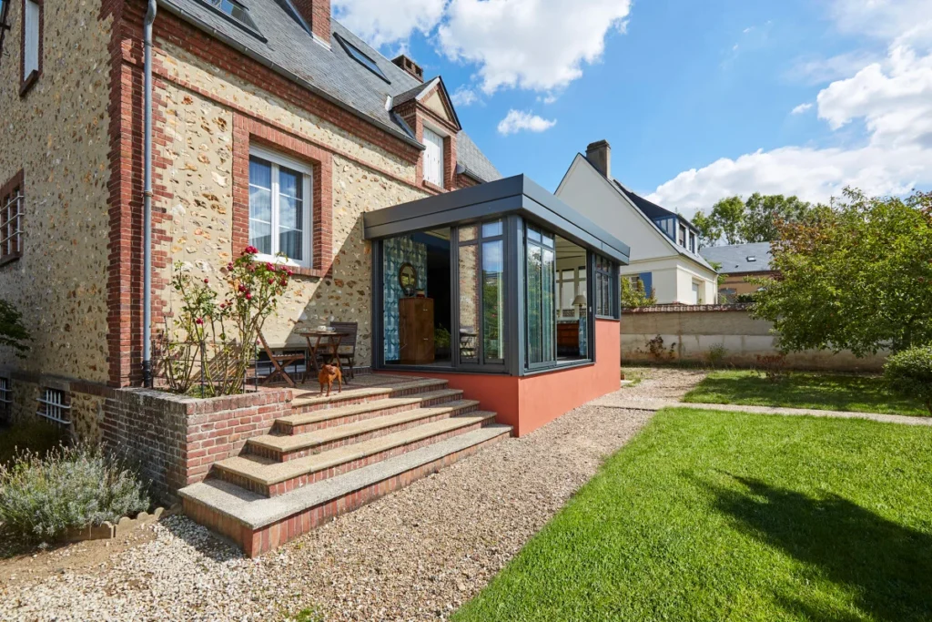 Véranda moderne toit plat