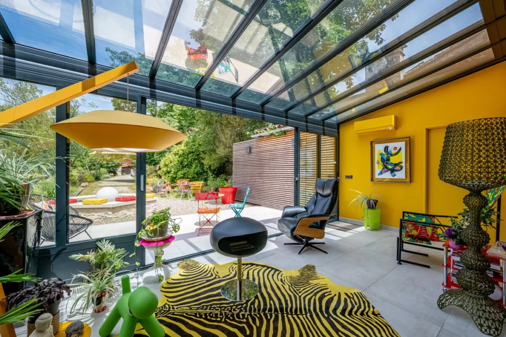 Véranda toit plat Gustave Rideau